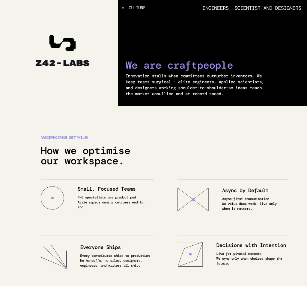 Z42 Craftspeople Section